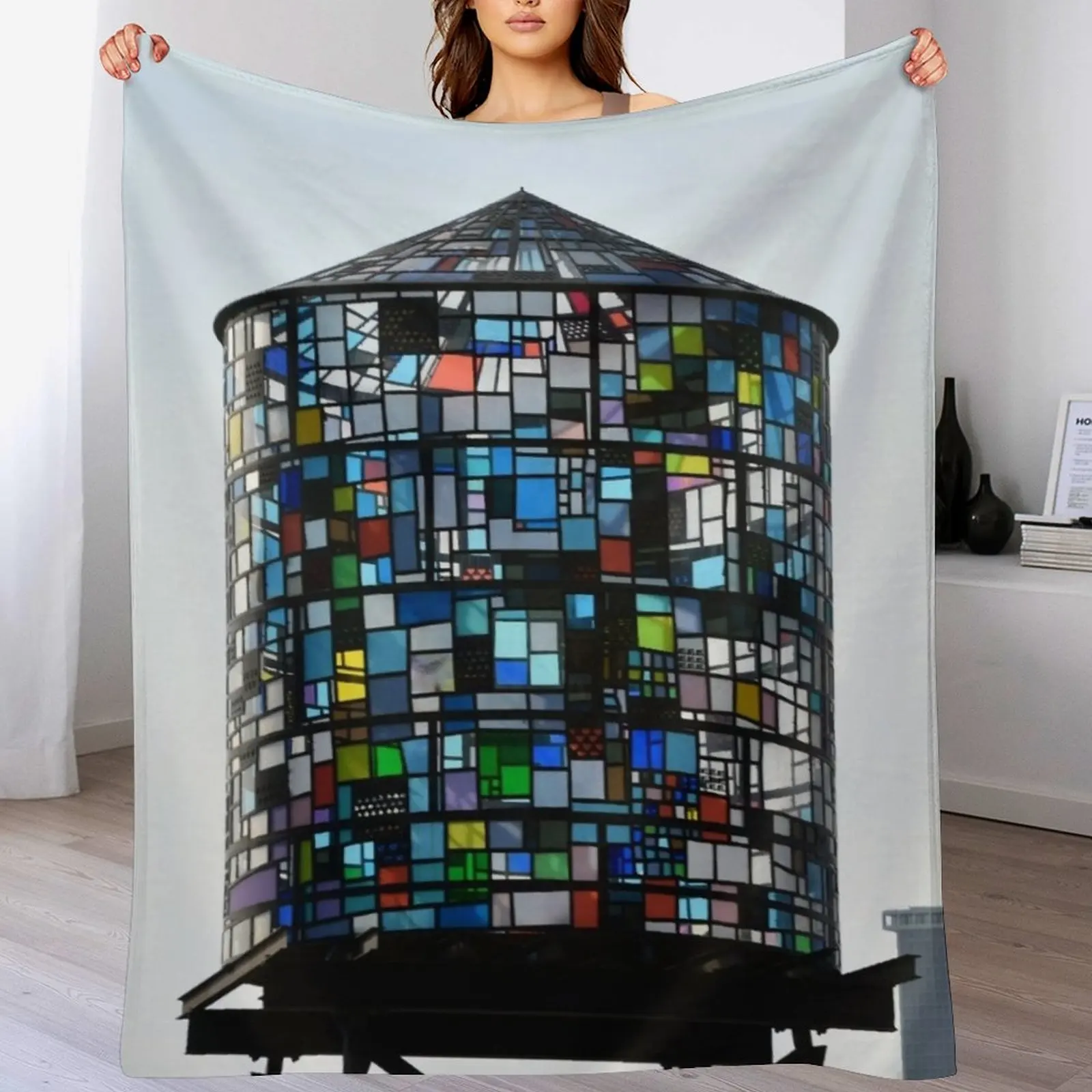 Stained Glass Sculpture Throw Blanket Thermals For Travel cosplay anime Loose Custom Blankets
