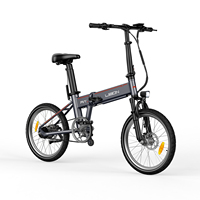 PVY Libon Electric Bike with Smart APP,36V 20.8 Dual Battery,20 inch Fat Tires,25km/h,250W  Mechanical Disc Brake Folding E-BIKE