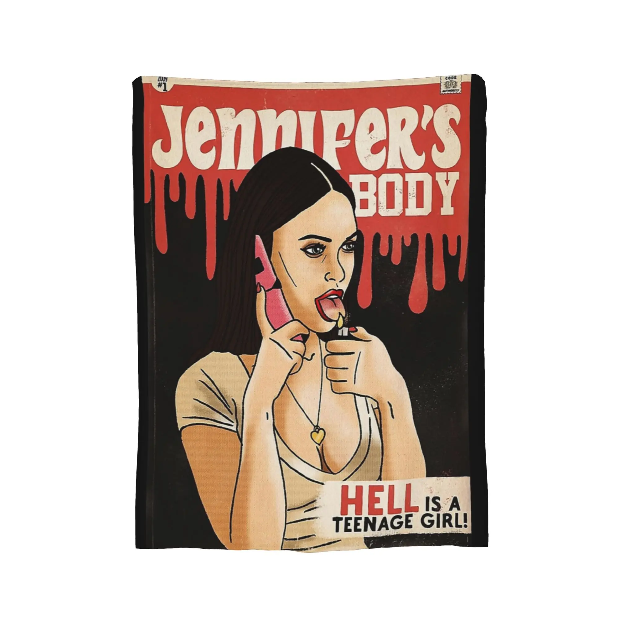 Jennifer's Body Teenage Girls Poster Blanket  Fuzzy Novelty Warm Throw Blankets for Home Spring/Autumn