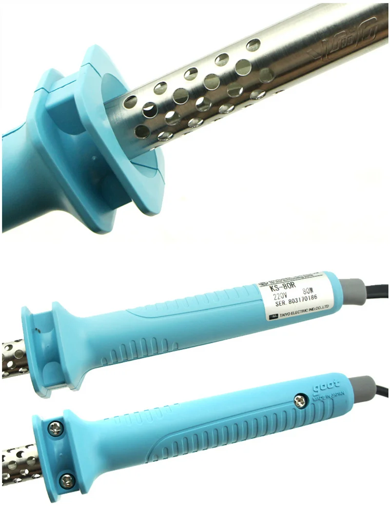 Japan GOOT Soldering iron Tips Electric 220V KE Series KS-30R/40R/60R/80R/100R Weldering RepaIr Tools