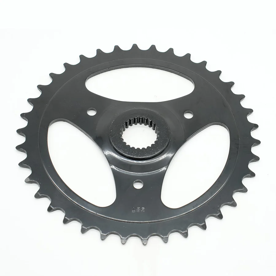 

E-bike Chainring 38T Single Speed Electrophoresis Overmolded One-Piece Chainring