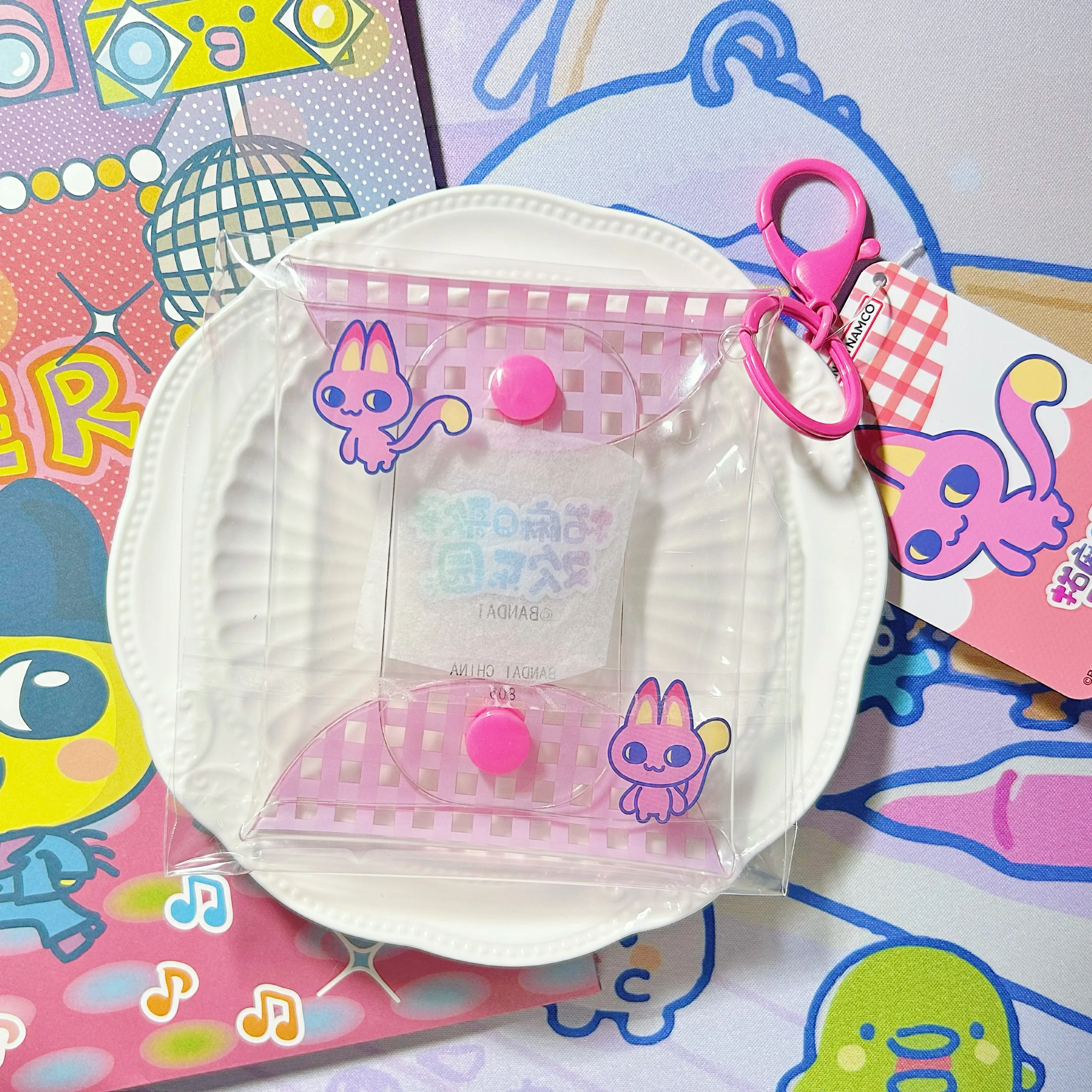 

Bandai натуральная тамагочи Happy Park Paradise электронная машина для домашних животных Yuanzu машина прозрачная подвесная сумка