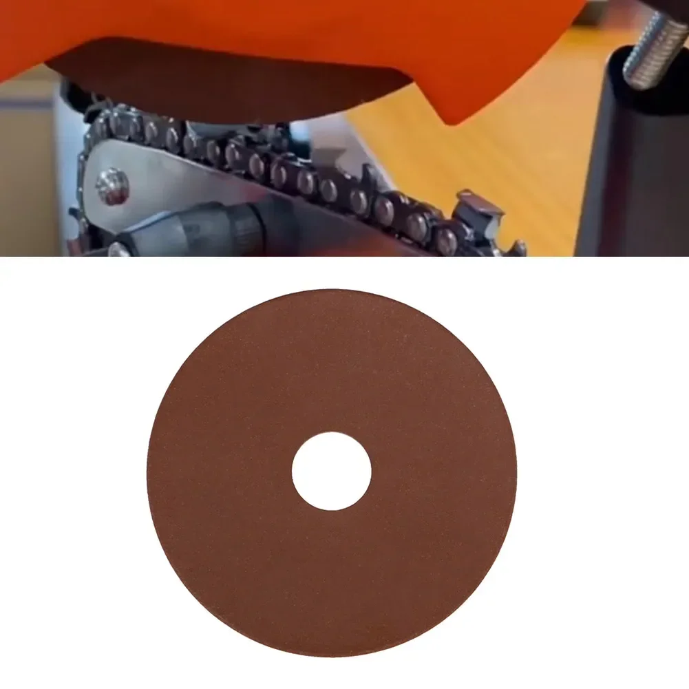 Chainsaw Grinding Disc Pad Brown For Chainsaw Sharpener For Cutting For Polishing 3/8\