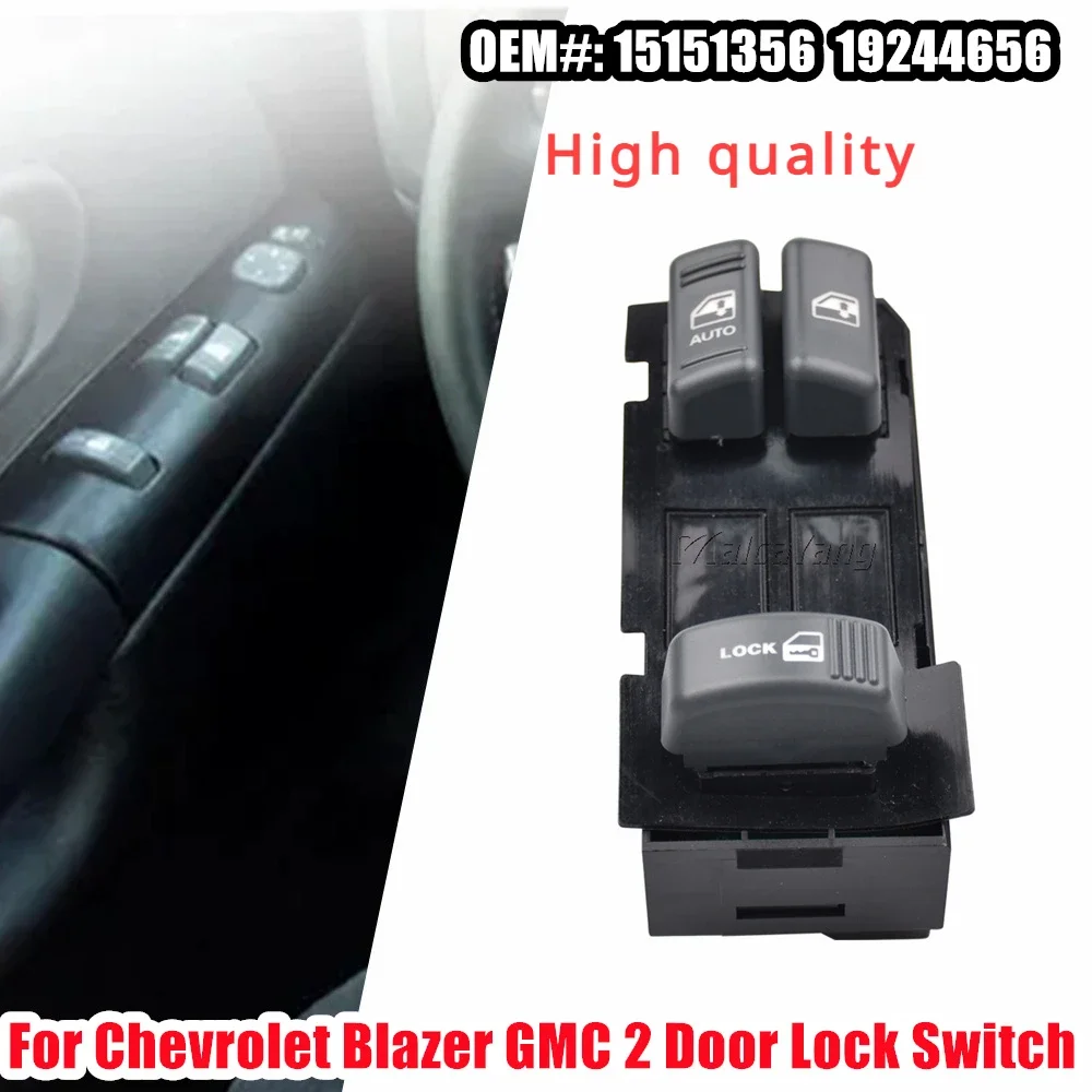 

Hight Quality Driver Side Electric Power Master Window Switch For Chevy GMC Cadillac Oldsmobile 15151356