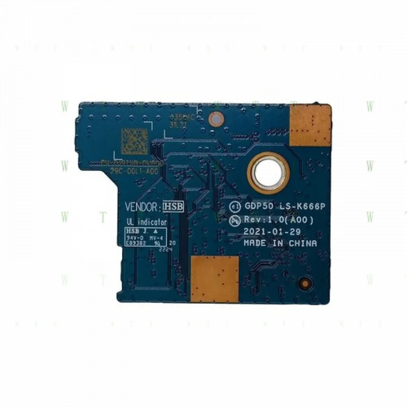 BB  FOR Dell Alienware M17 R5 Keyboard Connector Board GDP50 LS-K666P 0J9TN8 J9TN8