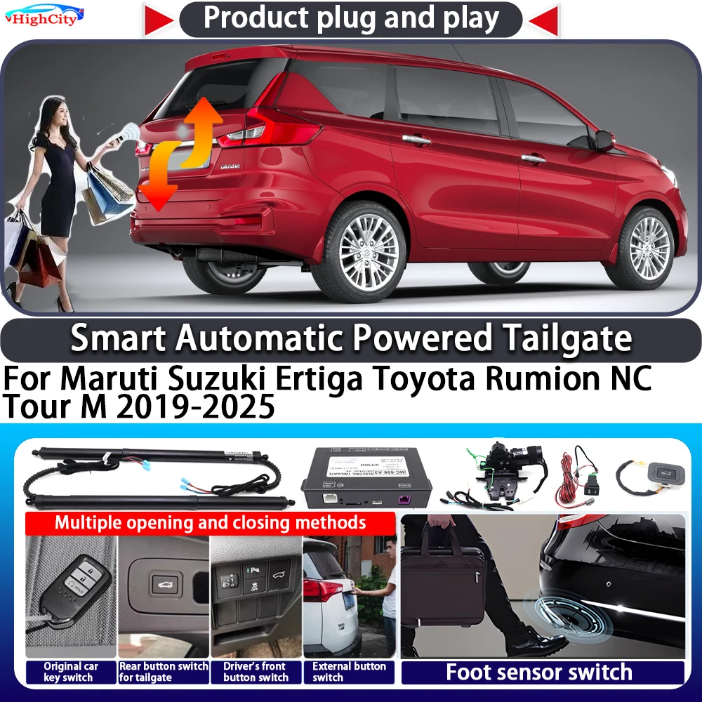 

For Maruti Suzuki Ertiga Toyota Rumion NC Tour M 2019-2025 OEM Smart Automatic Powered Tailgate Key Control Trunk Power Tailgate