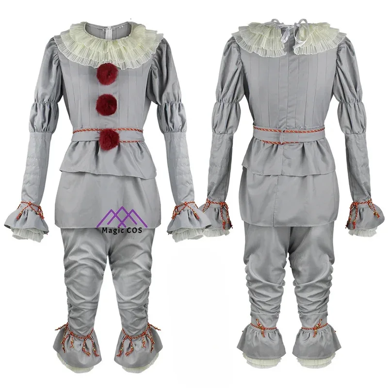 Disfraz de resurrección de payaso para niños y adultos Disfraz de Pennywis para cosplay de Halloween Diseño exclusivo de resurrección de payaso