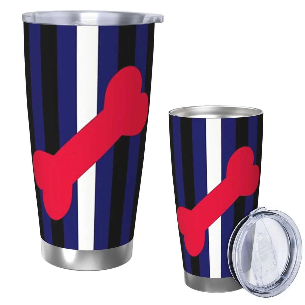 

Leather Puppy Pride Stainless Steel Tumbler Vacuum Insulated Mugs Thermal Cold Cups Straws With Lid 20oz