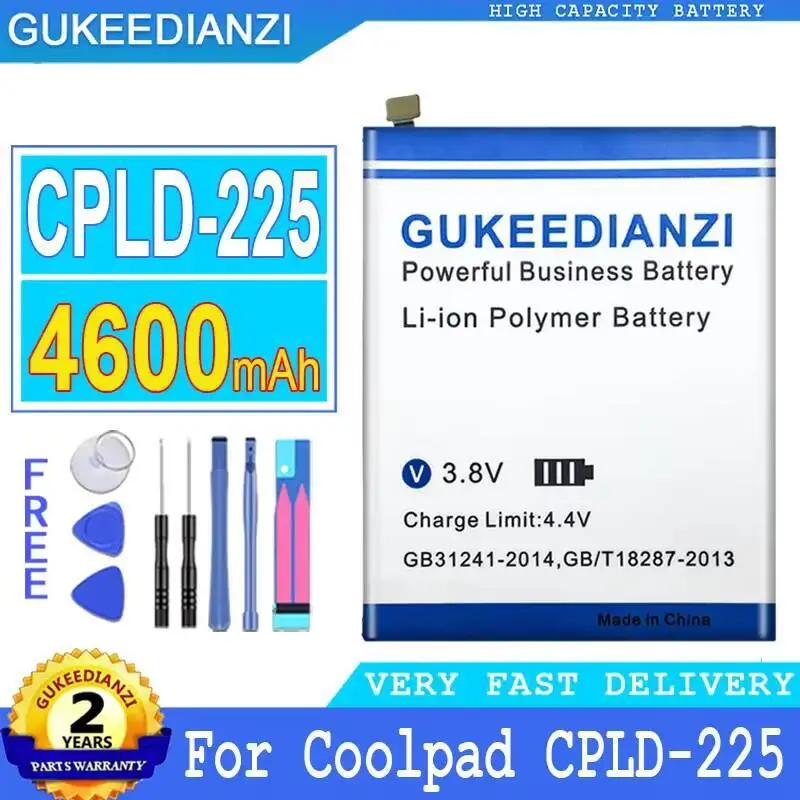 

Environmentally Friendly Reliable Power Supply Mobile Phone Battery 4600Mah For Coolpad Cpld-225