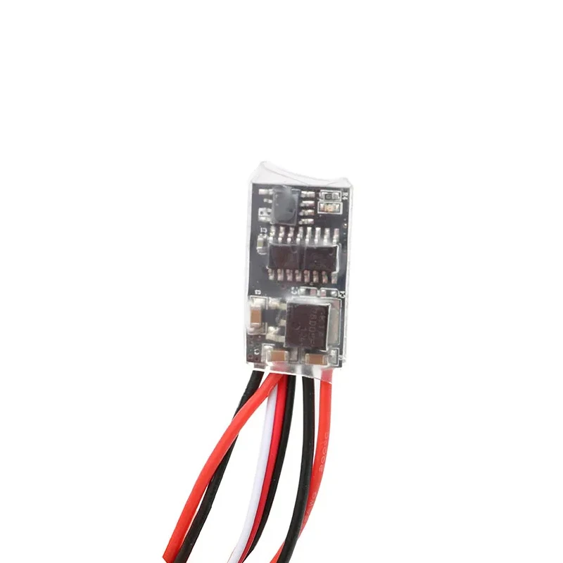 2 Stuks 3.2V-12.6V 1S-3S Geborsteld Esc 10a Dual-Way Met/Zonder Rem 5V 1a Bec Motor Snelheidsregelaar Voor Rc Voertuig Model Vliegtuig