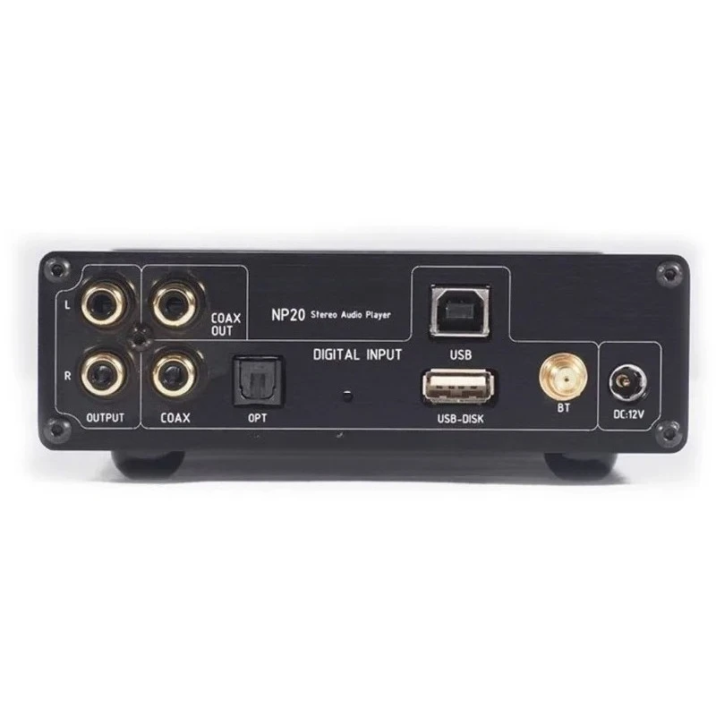 NP20 Lossless Audio Decoder 2xPCM1794 DAC Bluetooth5.4 Headphone Amplifier with 2-inch IPS Screen