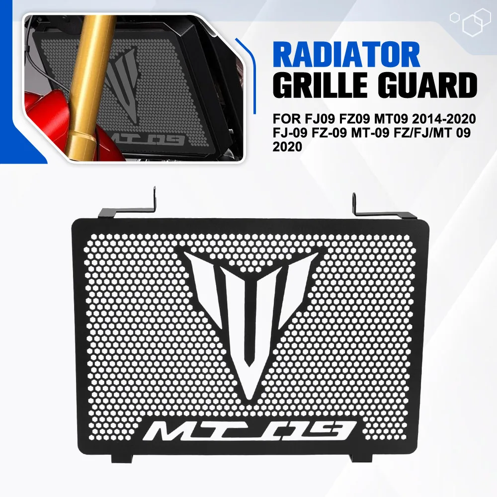 

For YAMAHA FJ09 FZ09 MT09 2014-2020 FJ-09 FZ-09 MT-09 FZ/FJ/MT 09 2020 Radiator Grille Guard Oil Cooler Cooling Cover Protection