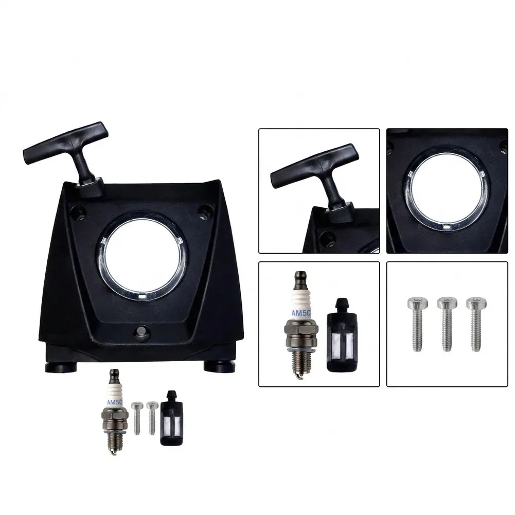 Recoil Starter Kit Starter Assembly 4283 141 0300 And 4283 141 0300B Replacement For BR800 & BR800X Backpack Blower Garden Tool