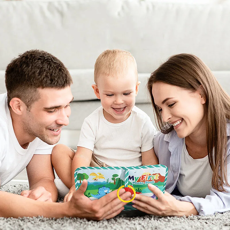 Baby's mijn eerste fotoalbum voor babyshower kinderen peuters familiefoto's kinderdoekboek voor kinderen geheugenfoto meisje cadeau