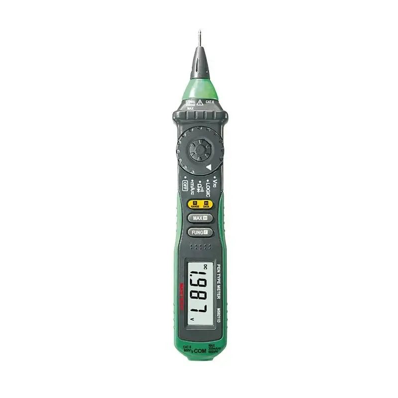 MASTECH MS8211D Digital Multimeter Pen-Type Meter Auto Range DMM Multitester Voltage Current Logic Level Tester