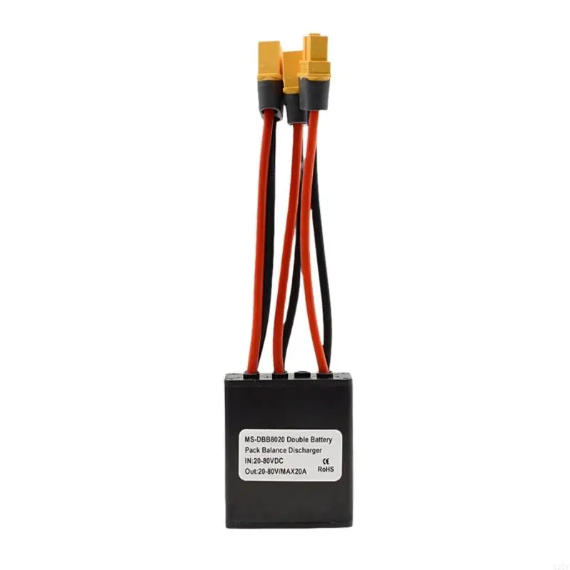 Battery Pack Balance Discharger for 2 Pack Maintenance Testing, Discharge Management, Service Workflows, and Energy Storage X37F