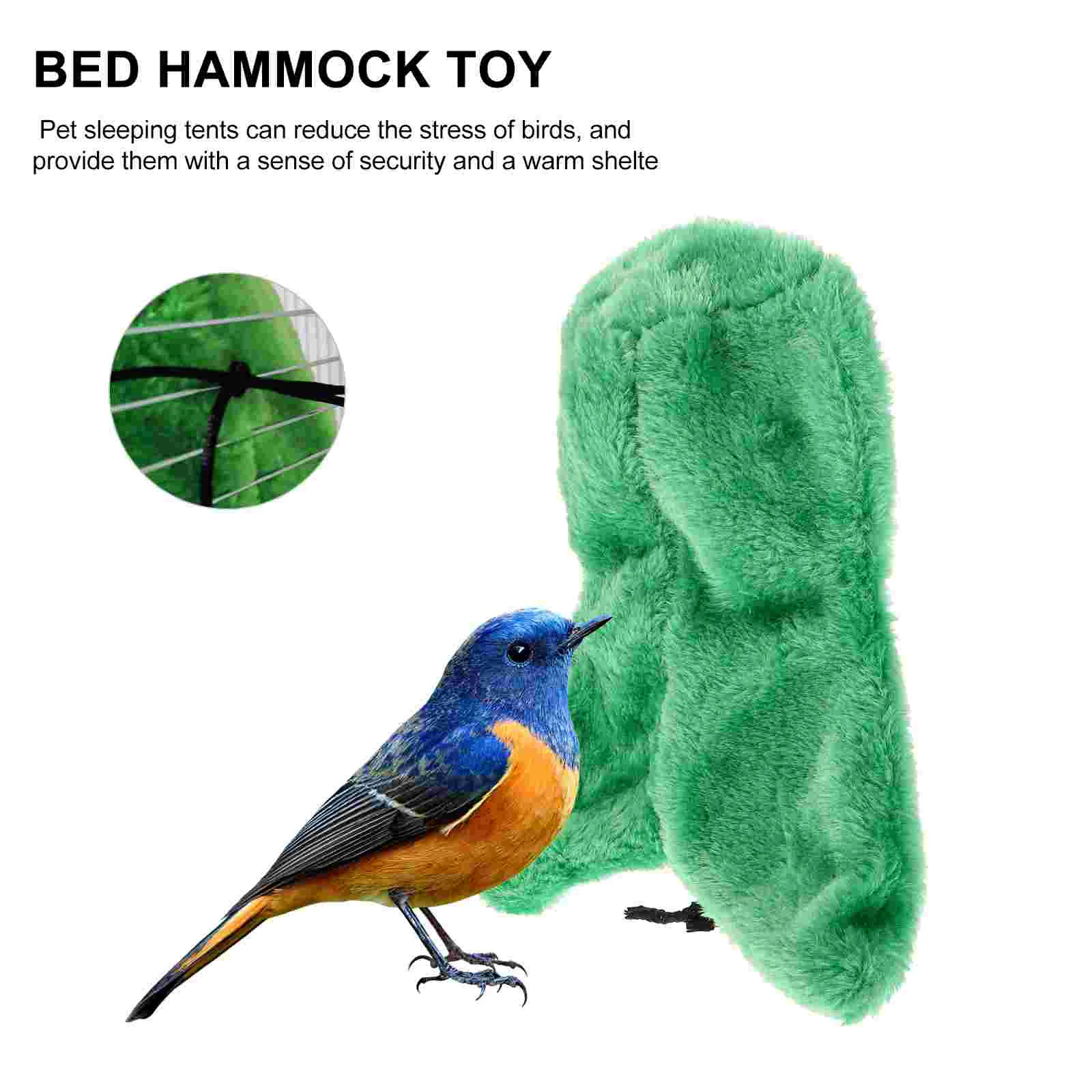 

Parrot Blanket Cage Accessories for Parakeet Bird Bed Hammock Toy Cozy Corner Nest Tent