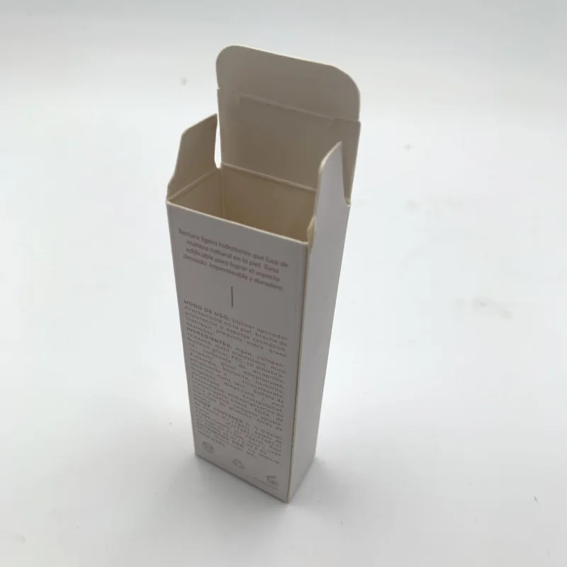 Kunden spezifisches Produkt kunden spezifisches Design logo kleines weißes Karton verpackungs geschenk billige kosmetische Papier box zum Verpacken