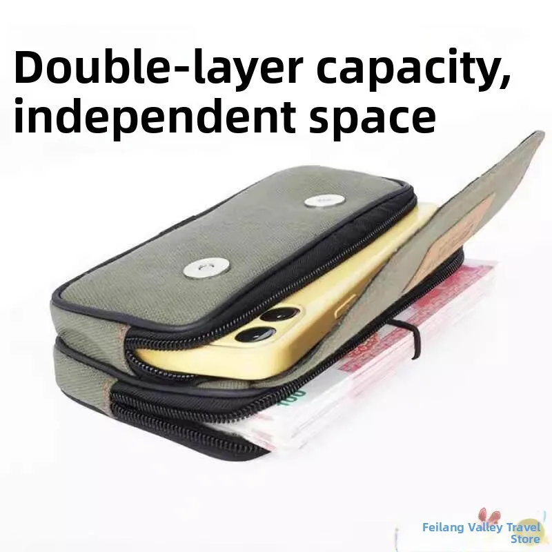 Durable Canvas Work Phone Bag for Men And Women Elderly Smartphones Belt Waist Pouch Wear Resistant 6 to 65 Inches Size
