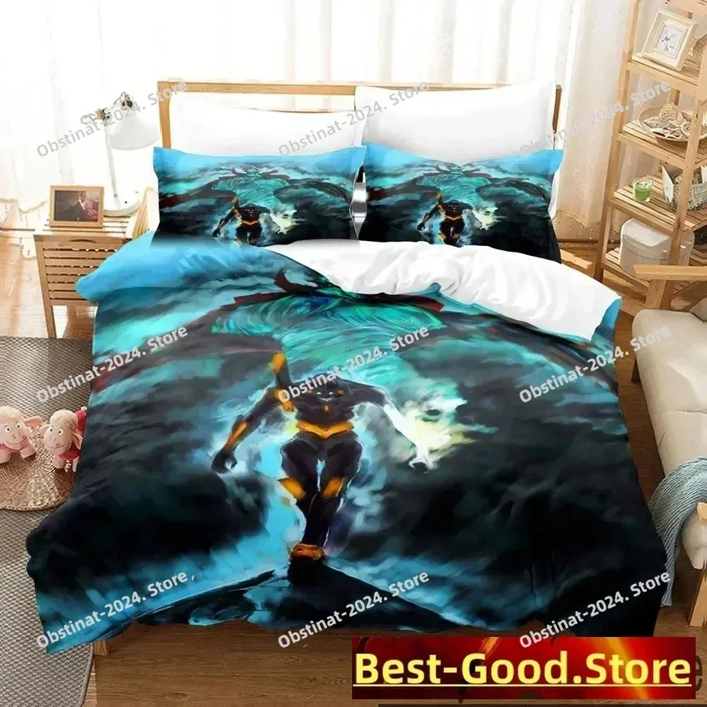 

Anime Tengen Toppa Gurren Lagann Bedding Set Printed single Comforter Quilt Duvet Cover Pillow Case 3 Pieces Set Kids Adult Size