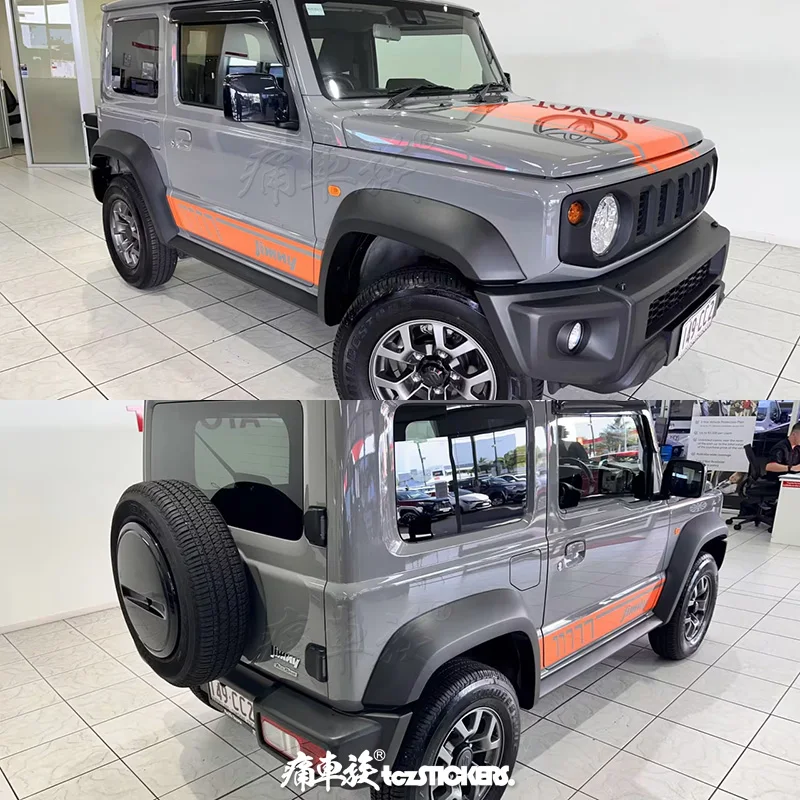 Car sticker body exterior modification sporty and fashionable Vinyl Decals Accessories FOR Suzuki Jimny 2024