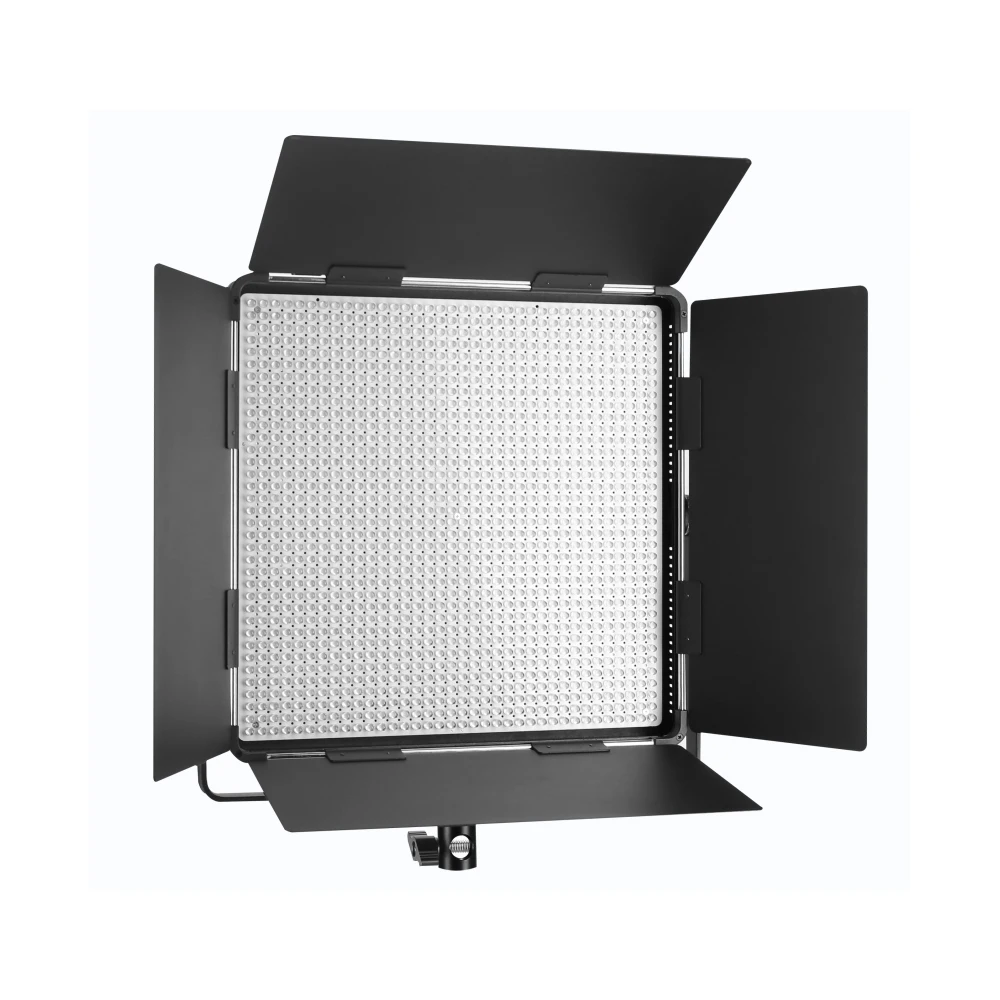 

E-IMAGE E-1075 85w CRI95 1296PCS LED Panel Light DMX Contral With Barndoor For Studio