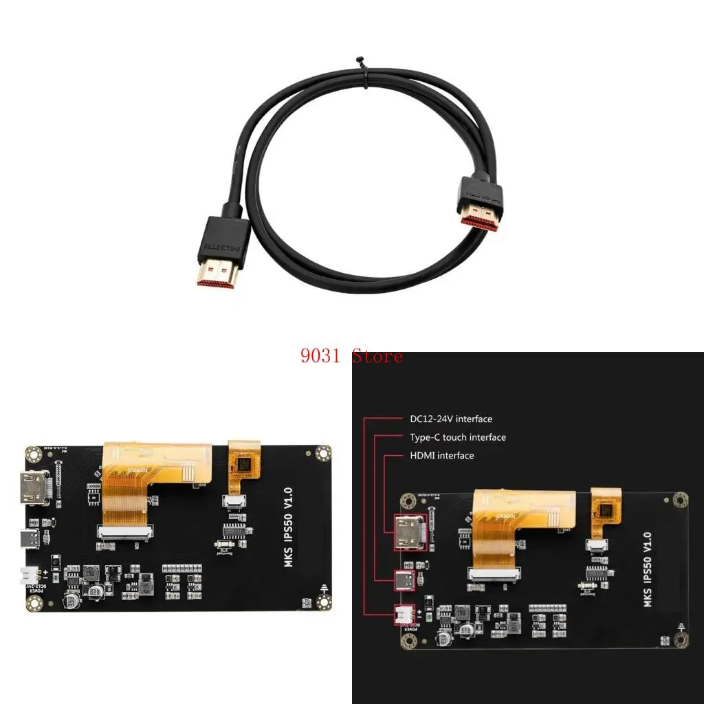 

800x480 5 -дюймовый ЖК -экран для MKS IPS50 Экран дисплей TFT дисплей MKS Skipr MKS -аксессуары