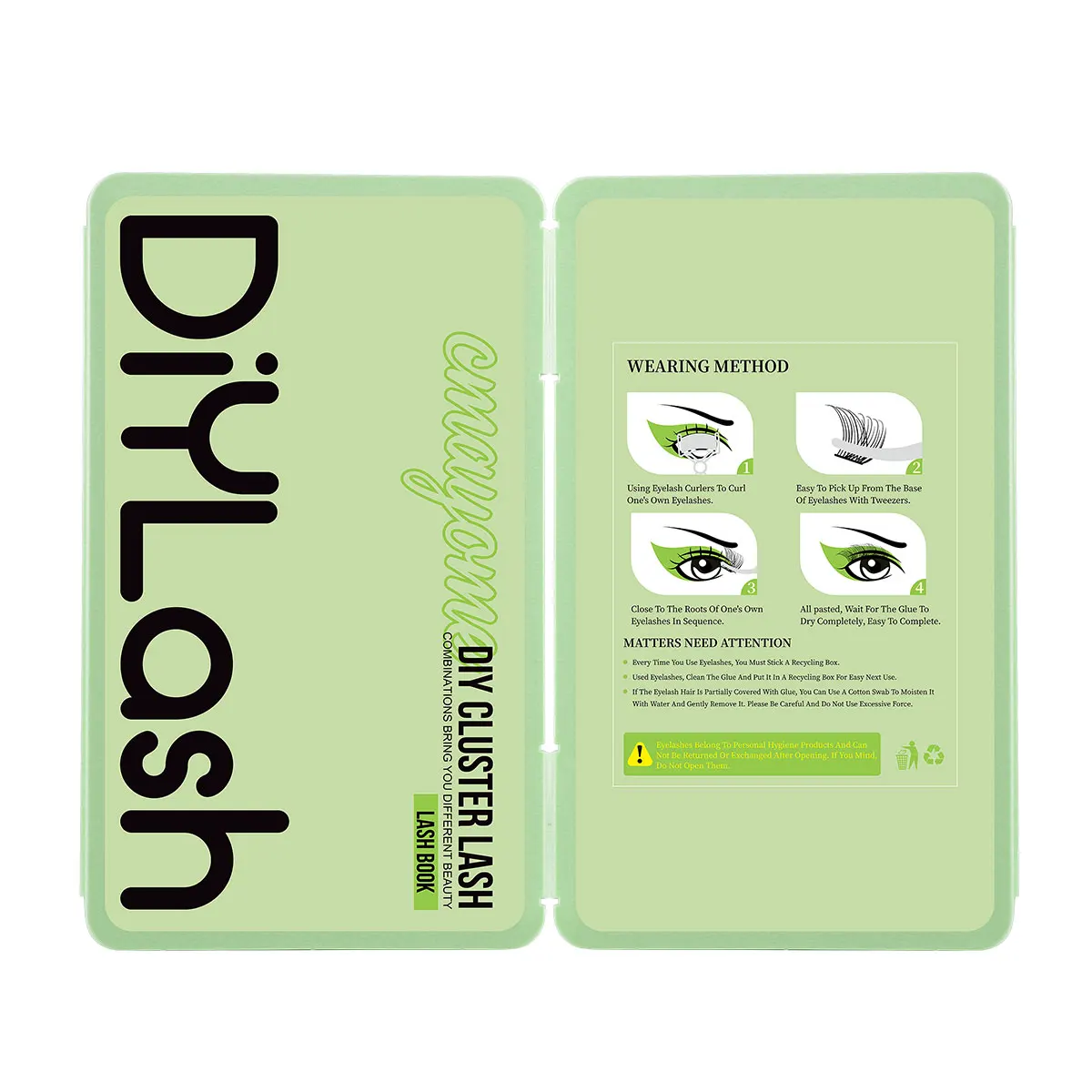 QSTY-C個のカールした個々のまつげクラスター,超薄型バンド,再利用可能,柔らかい接着剤,5〜16mm, DIYまつげエクステ