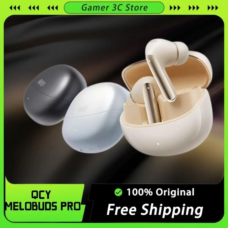 

QCY MeloBuds Pro ANC In Ear All Around CabinActive Noise Reduction Bluetooth Wireless Low Latency Gaming Custom Earphones 1 sol