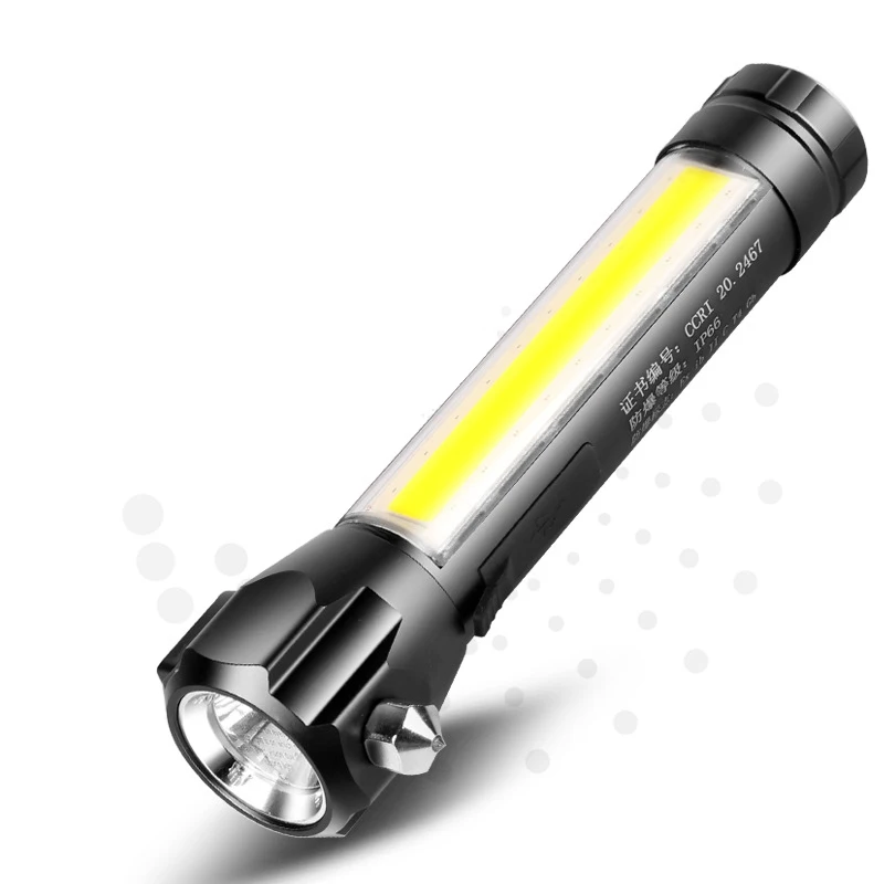 

Multi-Function Anti-Flashlight Magnetic Solar Car Self-Rescue Escape Hammer Emergency Survival Torch