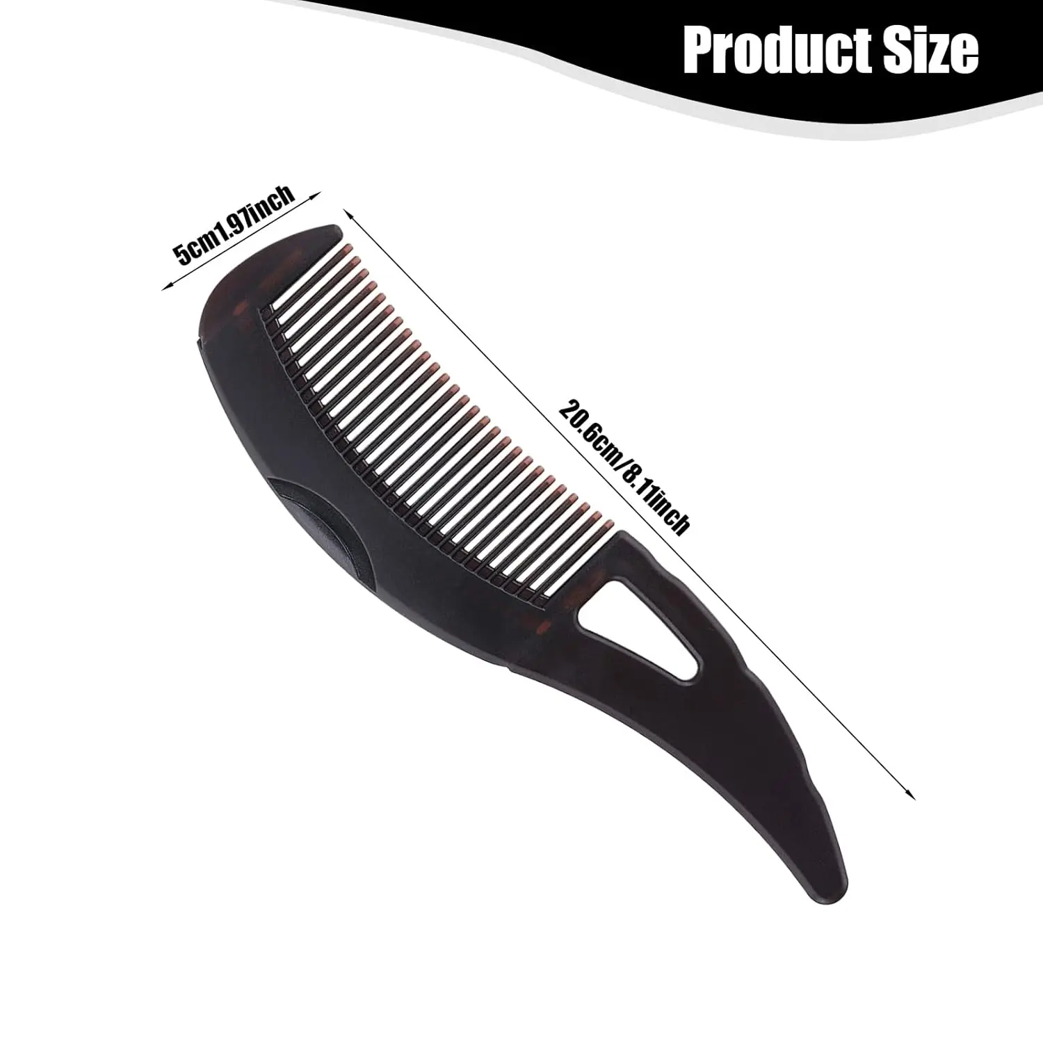 Dandruff Comb Hollow Tooth,  Massage Comb Easy to Clean Anti Dandruff Remover Brush Degreasing Comb for Healthier Scalp  Sweep D