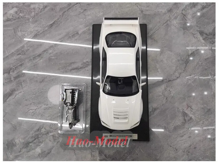 MH 1:12 For Nissan GTR R34 Nismo Customized Resin Diecast Model Car Kids Boys Birthday Gifts Hobby Display Ornaments Simulation