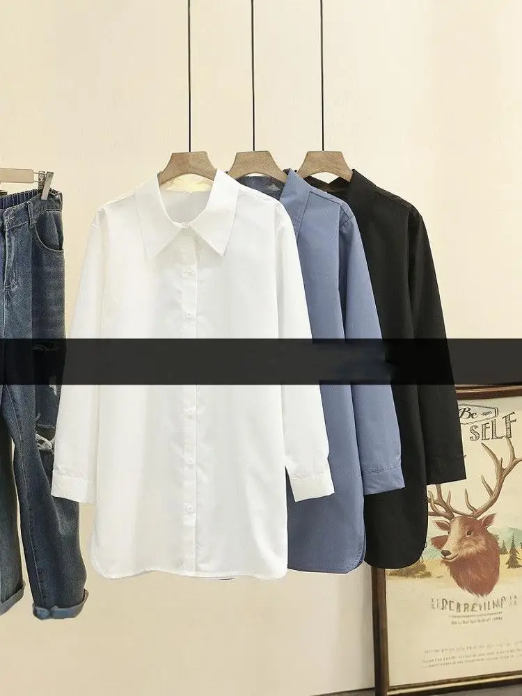 

plus Size Women's Midi irt Spring Summer New Sle 200 Pou Loose Korean Version plus Size Color irt