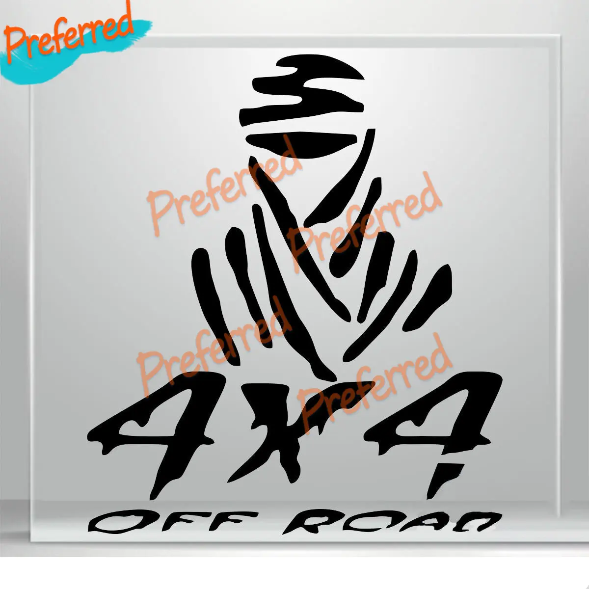 Off Road Vinyl Decal Sticker 4x4 Masked Ninja Truck Auto Car Bumper Window Decal Waterproof PVC Car Sticker Die-Cut