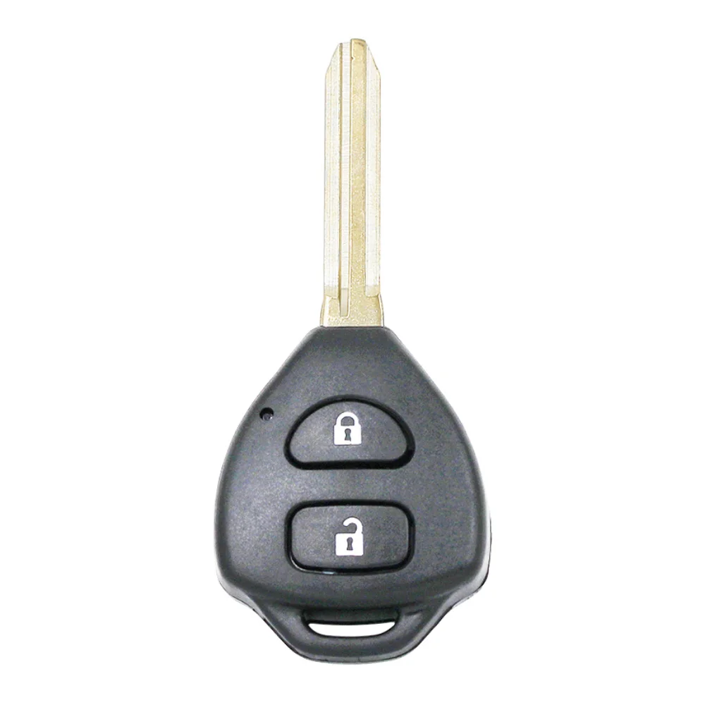 Ecusells 2/3 زر مفتاح السيارة عن بعد 433 ميجا هرتز 4D67 رقاقة TOY43 شفرة غير مقطوعة لتويوتا RAV4 كورولا كامري 2006 2007 2008 2009 2010