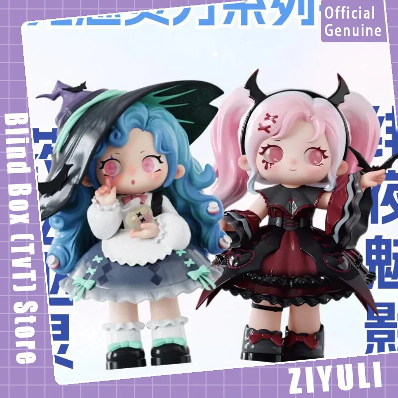

Подлинная слепая коробка Ziyuli V7 Ghostly Power Series, милая коллекция фигурок, украшение для рабочего стола, модный тренд, подарок-сюрприз