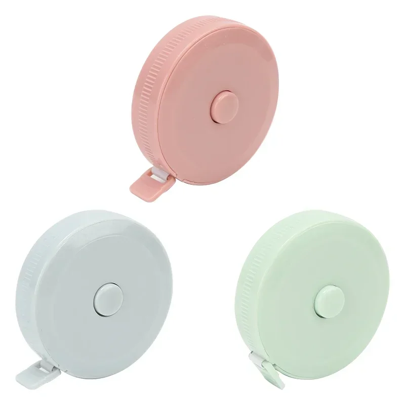 JP Macaron Color Mini Fita métrica portátil automática retrátil fita métrica macia fita métrica de alfaiate