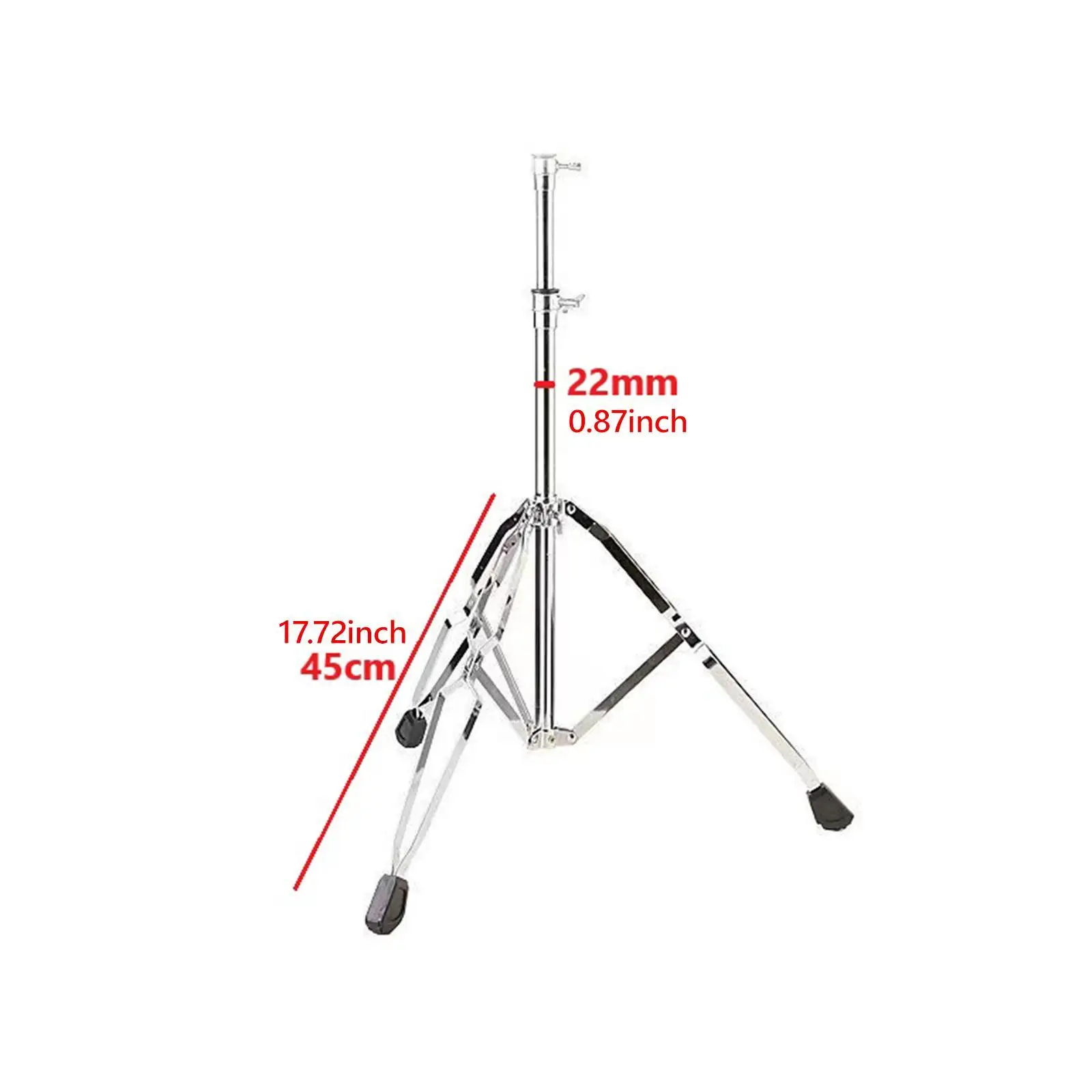 Hi Hat Stand Double Braced Swivel Legs Folding Bracket Cymbal Stand Foldable