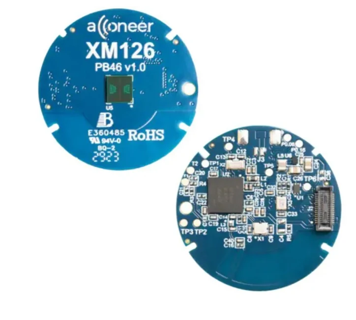 XM126 IoT Radar Module with A121 Distance Sensor Modules