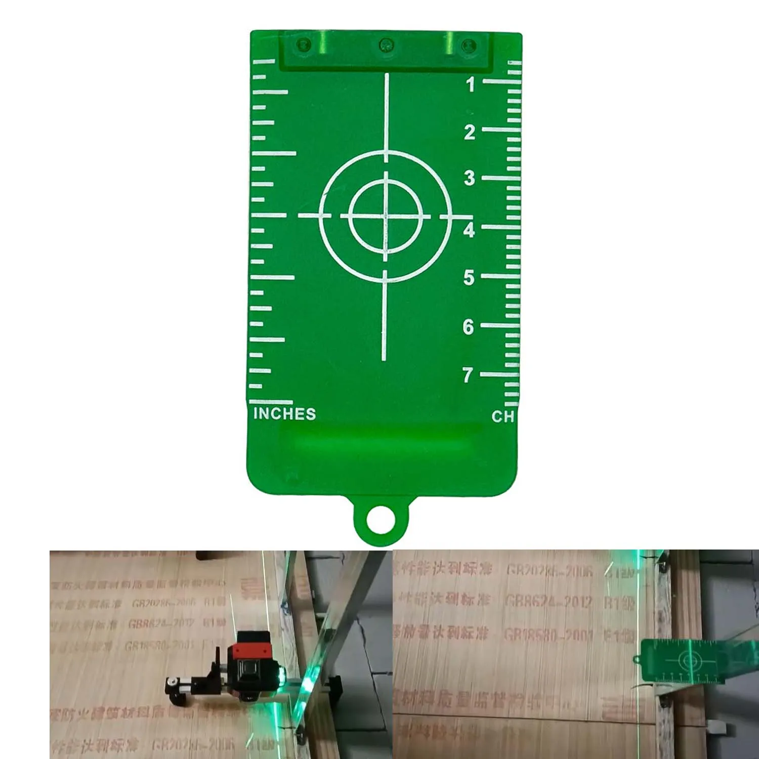 Magnetic Top Level Target Ruler For Job Site Infrared Distance Measurer Magnetic Top Attachment High-visibility Sheet