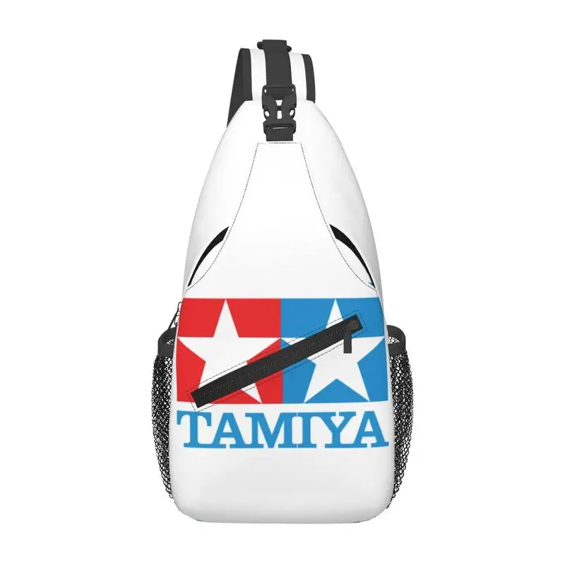 

Custom Cool Tamiyas Sling Bags for Traveling Men's Chest Crossbody Backpack Shoulder Daypack