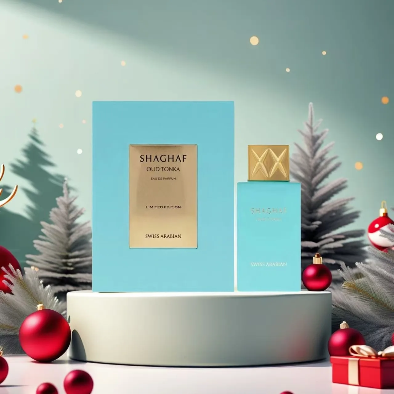 عطر SHAGHAF VANILLA TOFFEE/OUD ROYALE SWISS ARABIAN للرجال، يمكن أيضًا كهدايا لعيد الهالوين وعيد الحب