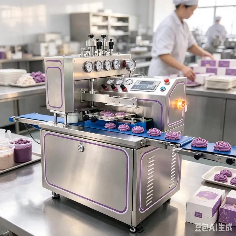 Customized Automatic Mooncake Forming Machine Pancake Stamping Equipment High Efficiency Dough Press Bakery Processing