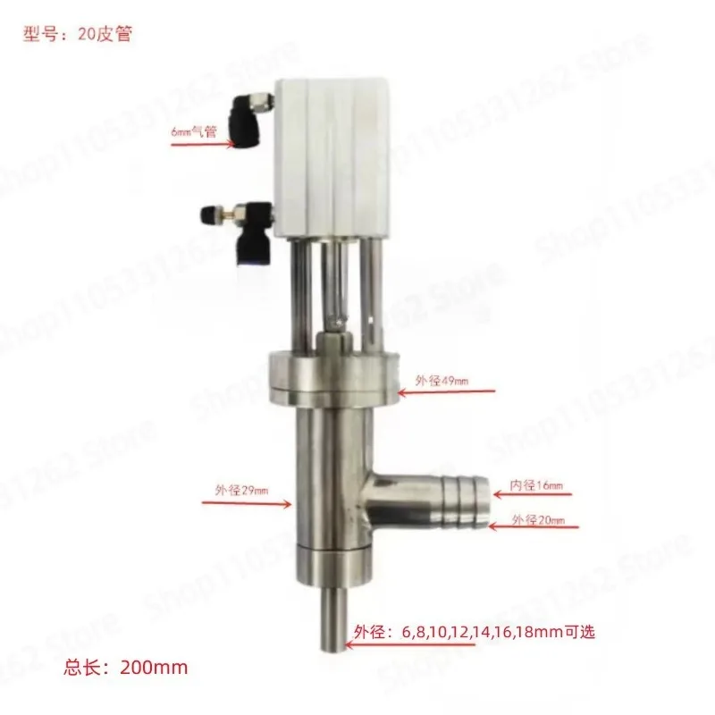 

c Steel Filling Machine Nozzle Anti Drip Paste Liquid Filling Head Accessories
