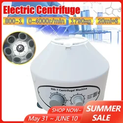 800-1 Laboratory Electric Laboratory Medical Practice Machine Supplies PRP PRF Plasma 4000rpm 1790xg Desktop Centrifuge