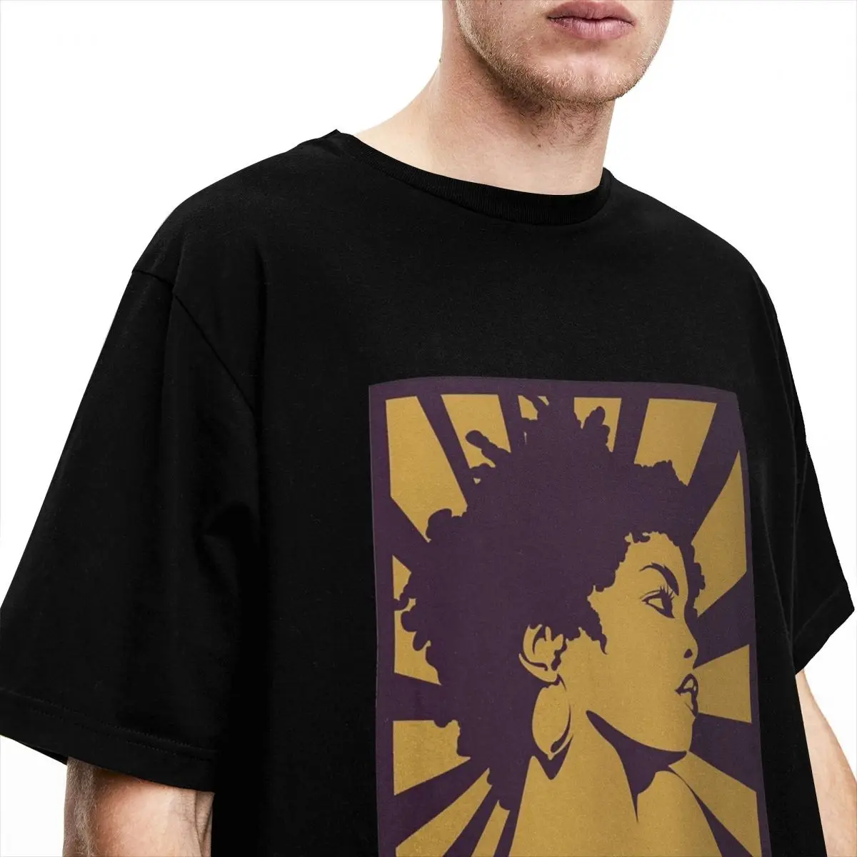 Men's Miseducation Of Lauryn Hill T Shirt Fugees Hip Hop Cotton Tops Leisure Short Sleeve O Neck Tees Plus Size T-Shirt