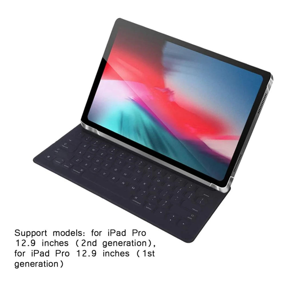 

Smart Keyboard for iPad Pro 12.9 Inch 1st / 2nd Gen 2015-2017 Gray Key Board FAXQ039