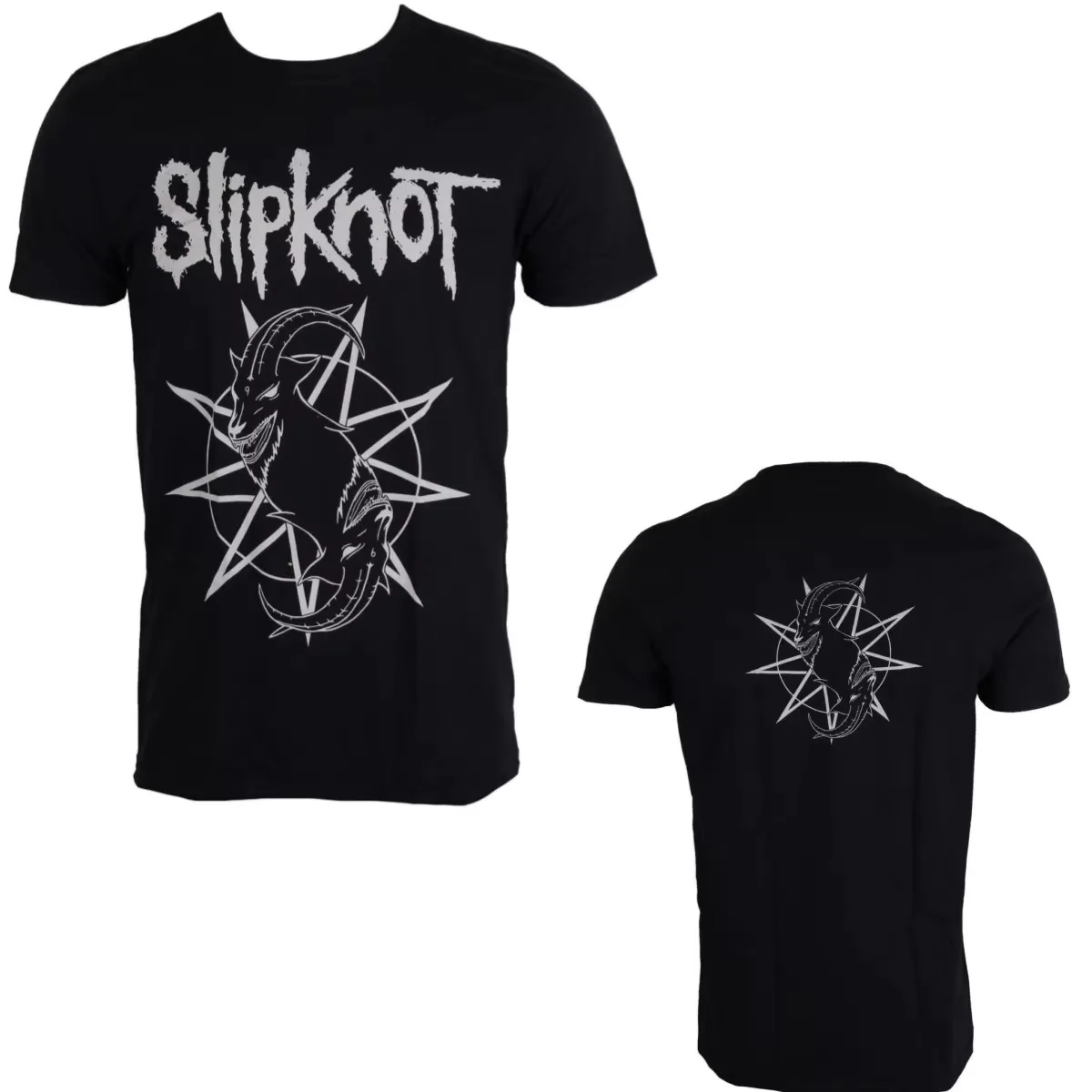 Antennas To Hell Fire Nonagram Slipknot Band Graphic T-Shirt Cotton Men Women Streetwear Tee