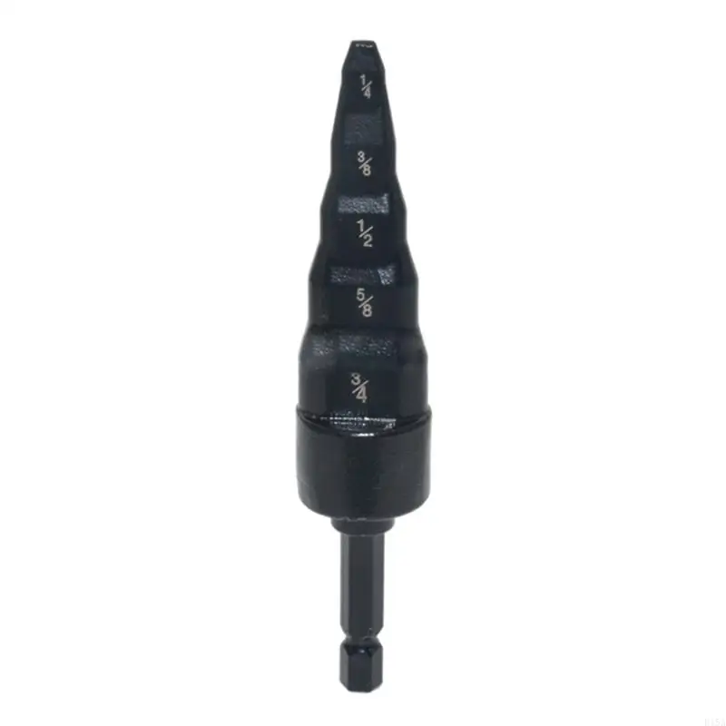 E15A 5 in 1 Swaging Spin Tool Drill Bit Air Conditioner Coppers Pipe Expander Manual Tube Expander 3/4