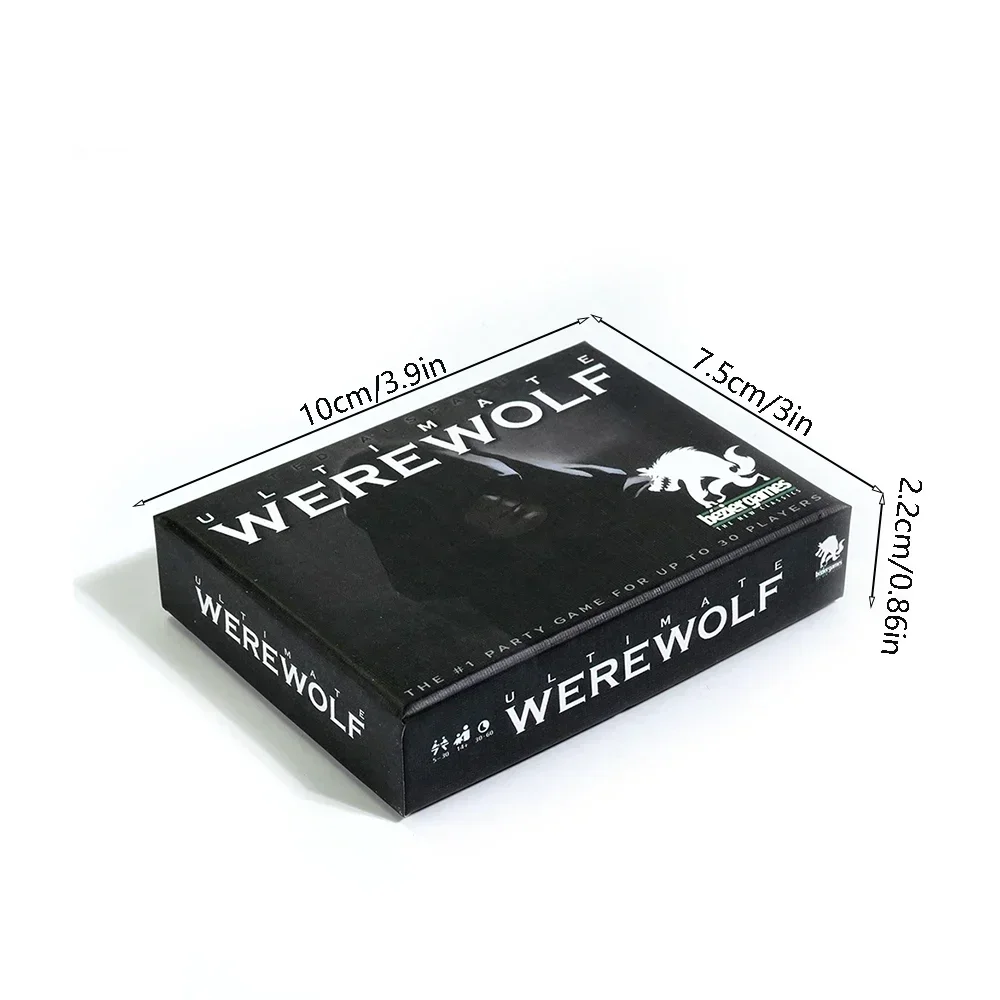 Ultimate Werewolf Revised Edition Card Game 14 Unique Roles On 34 Role Cards Keeps Games Fresh And Engaging Werewolf Party Game